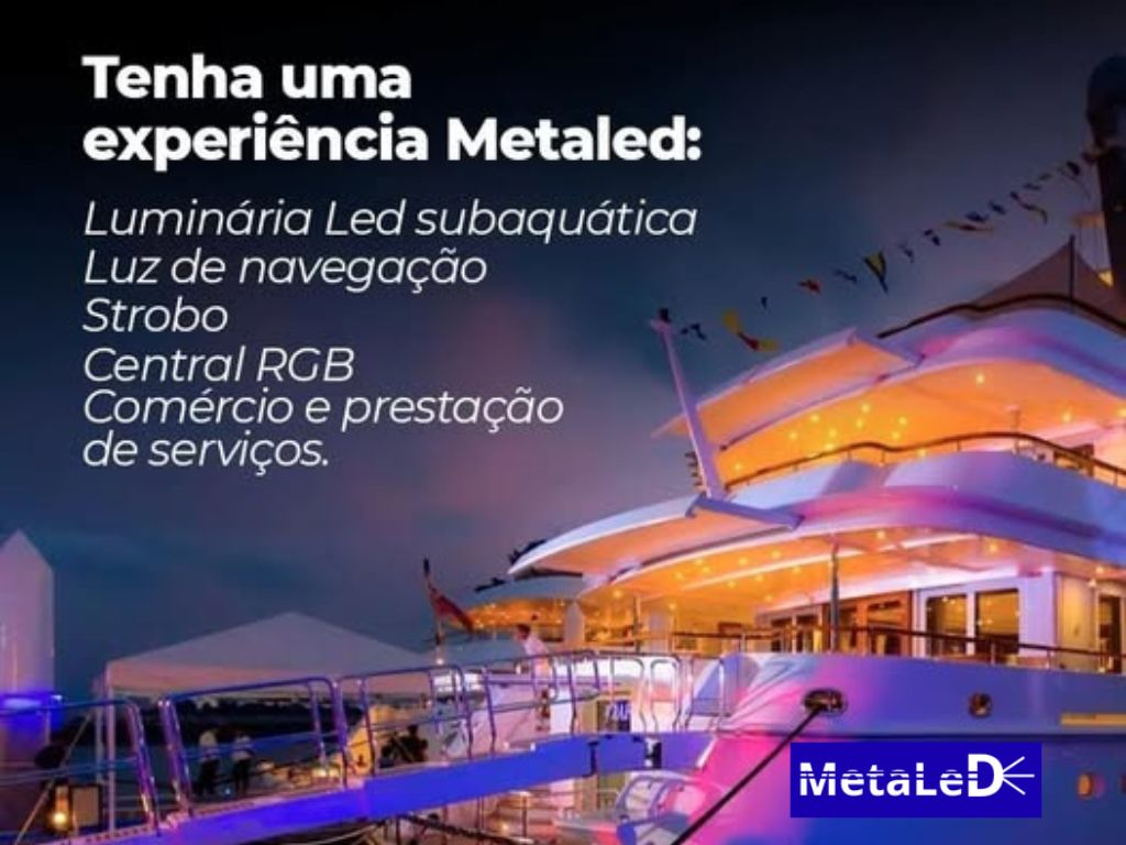 Sistema de luz de top e strobo para embarcações